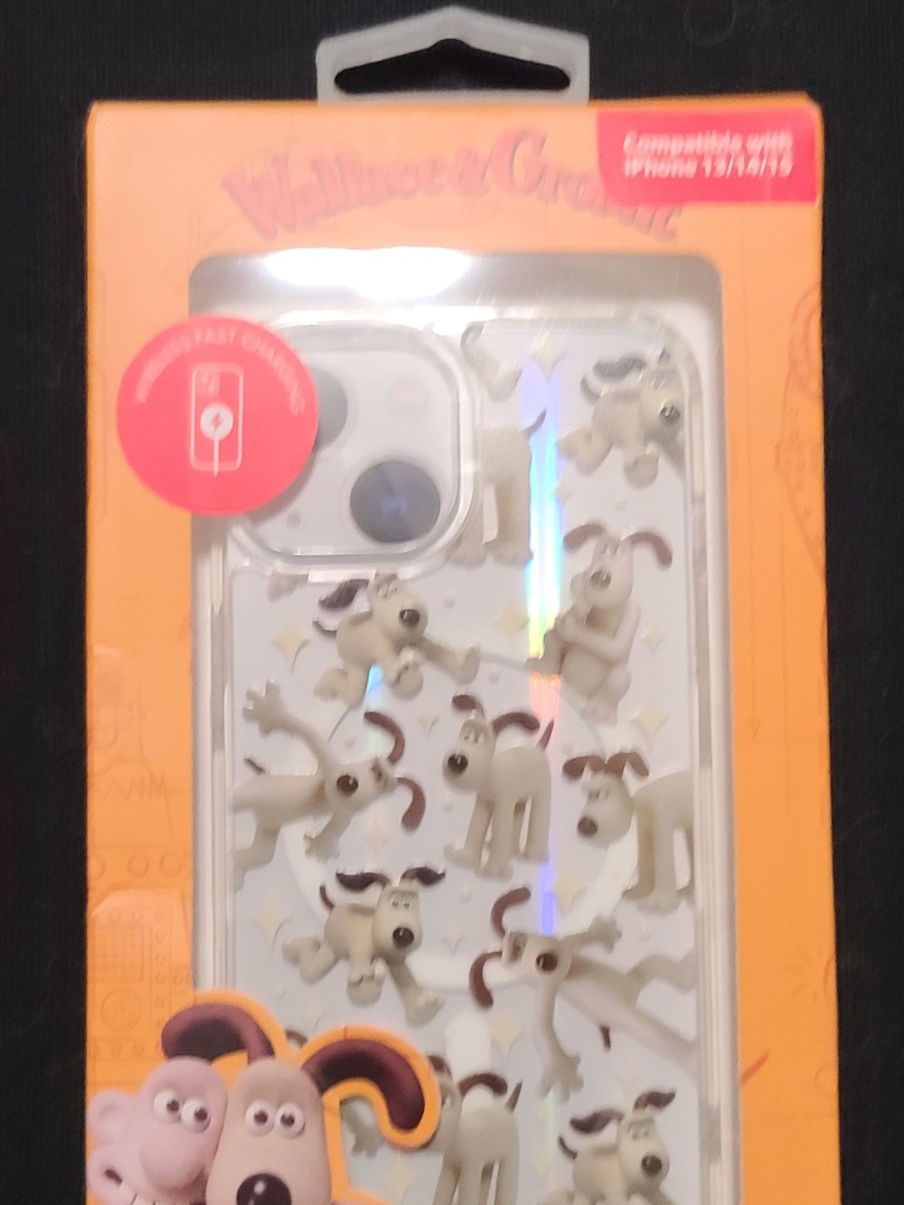 Wallace & Gromit Skinnydip London protective case  iPhone models 13, 14, or 15